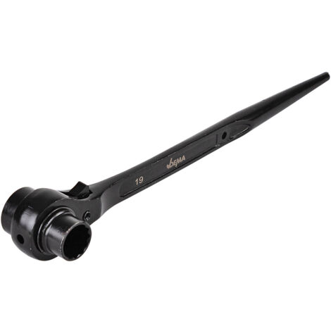 Gerüstbauratsche Gerüstbauknarre Gerüstratsche Gerüstknarre 19 x 24 mm schwarz