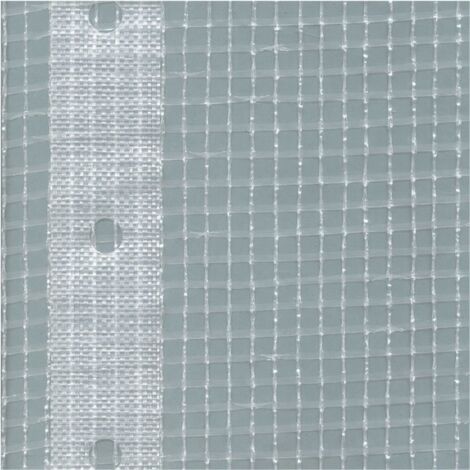 Gerüstplane, Bauplane 1,70 x 20m, 200g/m², Weiss Transluzent