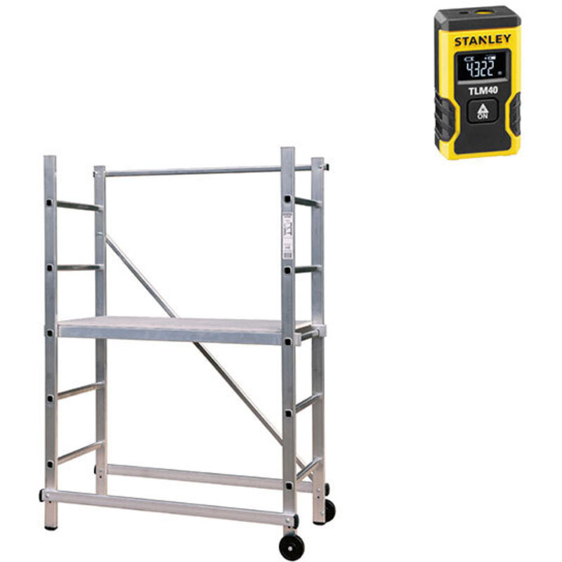 Image of Gerüst für Innenräume: Arbeitshöhe 2.87m maxi + Laser - 342800-LASER