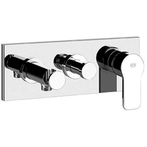 GES Farbset VENEZIA Unterputz-Einhebelmischer mit Halter chrom CVENEFB2WOHB 47238031