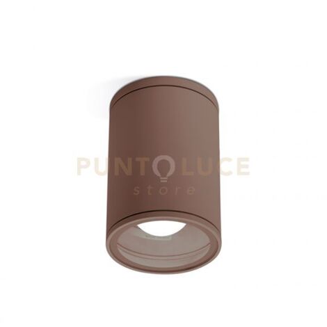 GES1002- PLAFONIERA ALLUMINIO RUGGINE 1 LUCE ATTACCO E27 IP65