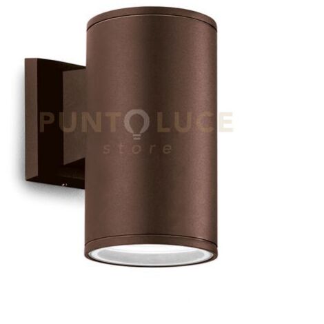 GES1005- APPLIQUE IN ALLUMINIO 1 LUCE ATTACCO E27 COLORE RUGGINE IP65