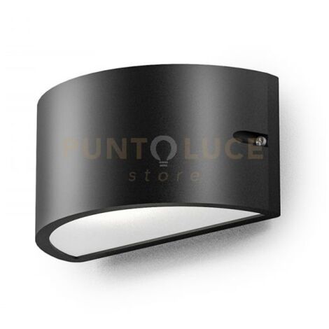 GES1051- APPLIQUE DOPPIA EMISSIONE 1 LUCE ATTACCO E27 COLORE BIANCO IN ALLUMINIO IP54
