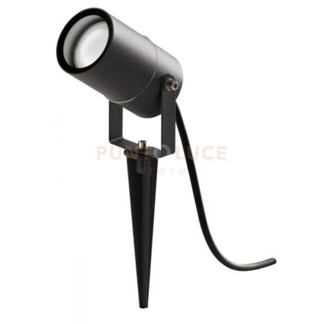GES1130- FARO PROIETTORE ANTRACITE 1 LUCE ATTACCO GU10 IP65 D.6X10CM