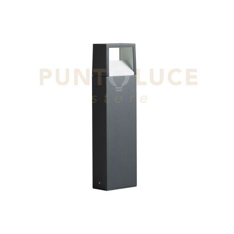 GES1151- PALETTO COLORE ANTRACITE LED 3000-4000-6500K 320-380-378LM 9W IP54 H.50CM