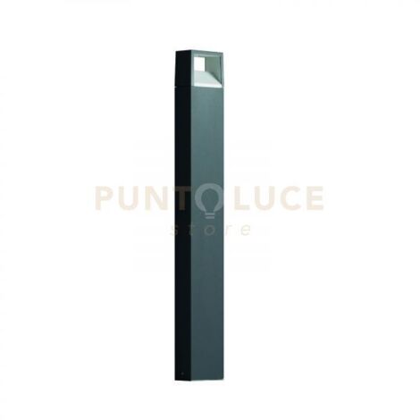 GES1152- PALETTO COLORE ANTRACITE LED  3000-4000-6500K 320-380-378LM 9W IP54 H.100CM
