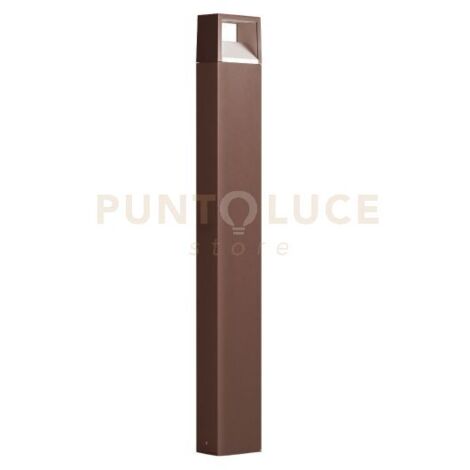 GES1162- PALETTO COLORE MARRONE LED 3000-4000-6500K 330-395-385LM 9W IP54 H.100CM