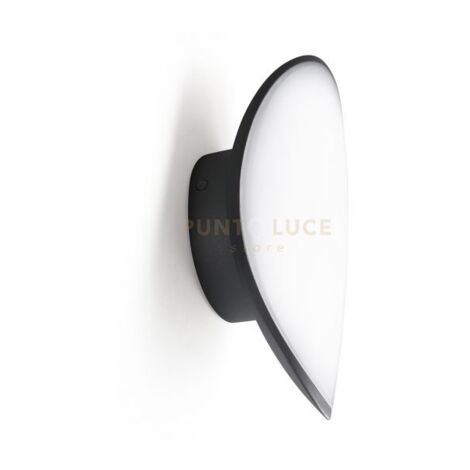 GES120- APPLIQUE GRIGIO ANTRACITE LED 4000K 1200LM 13W IP65 IN ALLUMINIO