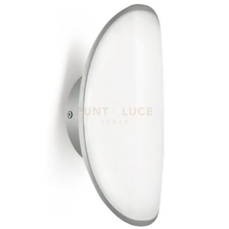 GES121- APPLIQUE GRIGIO METALLIZZATO LED 4000K 1200LM 13W IP65 IN ALLUMINIO