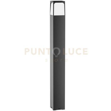 GES2033- PALETTO H.80CM 1 LUCE ATTACCO E27  IP44 IN ALLUMINIO GRIGIO ANTRACITE