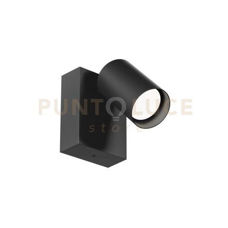 GES2071- APPLIQUE FARETTO ORIENTABILE A LED 3000-4000-6500K 600-670-660LM 9W COLORE ANTRACITE 1 LUCE