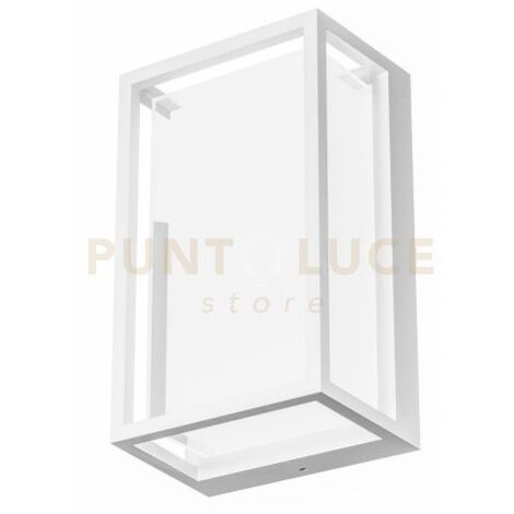 GES2100- PLAFONIERA IN ALLUMINIO A  LED 3000-4000-5000K 910-1010-990LM 12W IP65 COLORE BIANCO