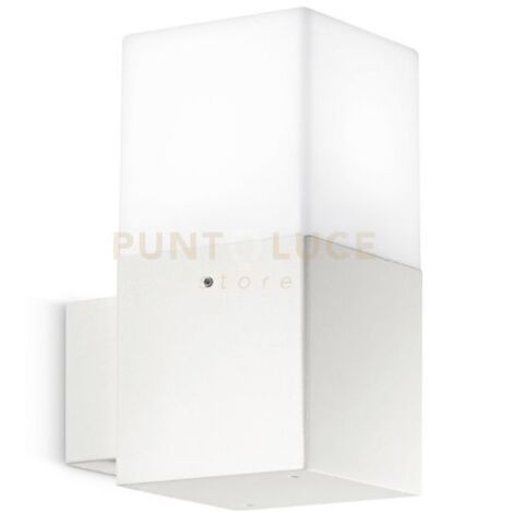 GES400- APPLIQUE PER ESTERNI BIANCO 1 LUCE ATTACCO E27 IP44