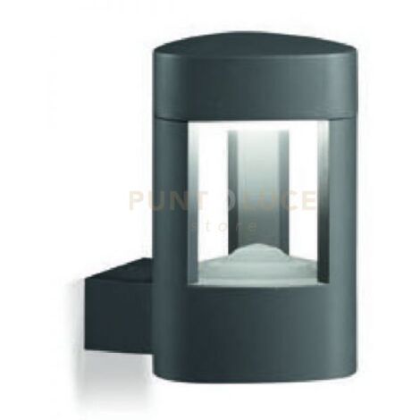 GES492- APPLIQUE 1 LUCE ATTACCO GX53 GRIGIO ANTRACITE  H.20CM IP54