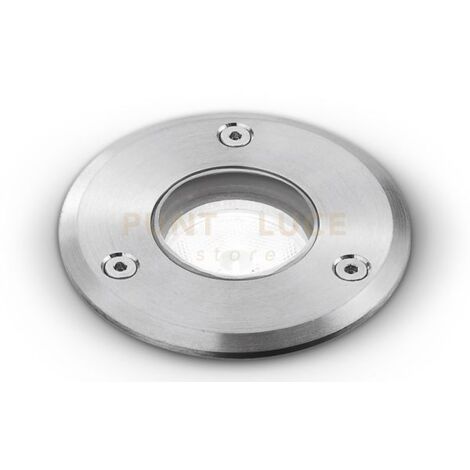 GES540- SEGNAPASSI IN ALLUMINIO E ACCIAIO AISI 306 LED 4000K 183LM 3W TONDO