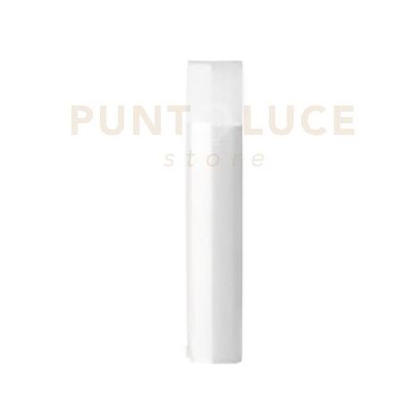 GES711- PALETTO BIANCO 1 LUCE ATTACCO E27 IP44 ALLUMINIO 50CM TONDO