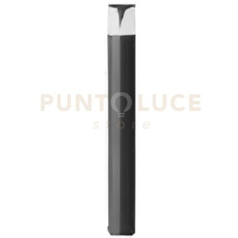 GES732- PALETTO H.80CM D.9CM GRIGIO ANTRACITE 1 LUCE ATTACCO E27 IP44