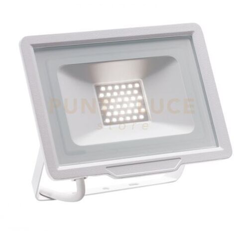 GES842C- PROIETTORE FARO LED 3000K 2550LM 30W  IP65 ALLUMINIO E VETRO