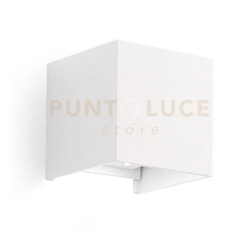 GES865C- APPLIQUE BIANCO A LED 2 LUCI BIEMISSIONE 3000K 1190LM 2X10W  IP54 12X12CM