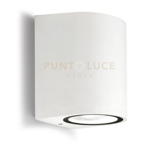 GES900- APPLIQUE BIANCO 1 LUCE ATTACCO GU10 IP44 6,8X10CM