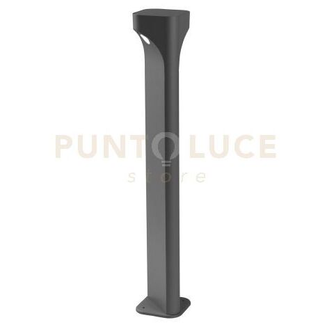 GES942-  PALETTO LED 4000K 501LM 11W GRIGIO ANTRACITE IP65 80CM