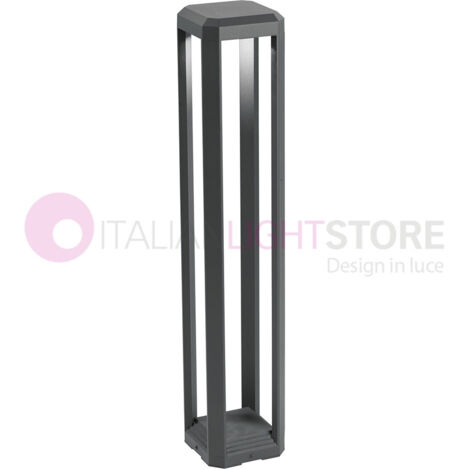 GES952- PALETTO LED 4000K 838LM 13W GRIGIO ANTRACITE IP65 80CM