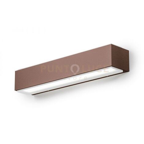 GES965C- APPLIQUE LED 3000K 922LM 20W ALLUMINIO IP65 RUGGINE 36CM