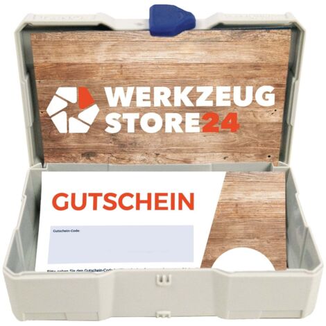 Geschenkgutschein Wert 100 € (Motiv Holz) - im Miniatur Systainer