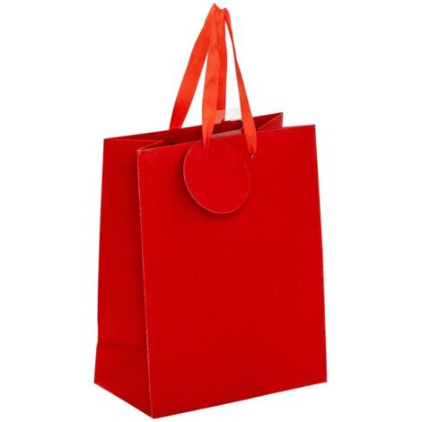 Geschenktasche Pailletten klein rot - Atmosphera créateur d'intérieur