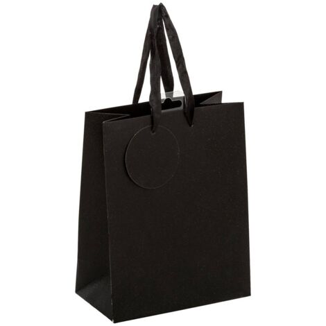 Geschenktasche Pailletten klein schwarz - Atmosphera créateur d'intérieur