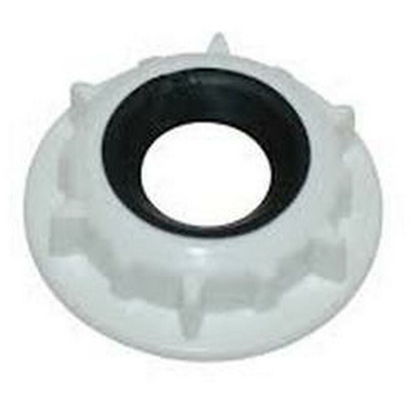 Indesit - Ersatzteil - Schraubenmutter mit Dichtung - - essentiel b, far, bluesky, home, smeg, glemgas, high one, electrolux, hoover, urania, coldis,