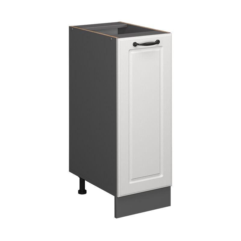 Vicco - Apothekerschrank R-line, Weiß Landhaus, 30 Cm Ohne Arbeitsplatte