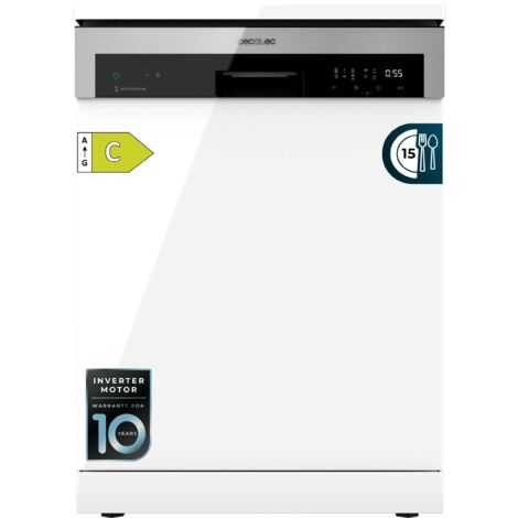 Geschirrspüler Bolero 60 cm, 15 Gedecke, drittes Fach, 6 Programme mit Dual Zone Wash, Auto Open, halbe Beladung, Electronic Aquastop, Startverzögerung und Inverter Plus Motor.
