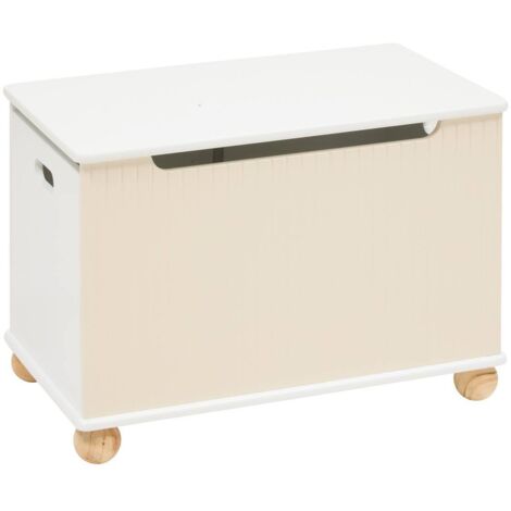 Geschlossene Truhe Kind Bouli Beige 60x36x41,5 cm - Atmosphera créateur d'intérieur