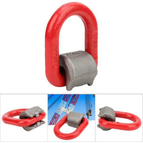 Geschmiedeter Hebering aus G80-Legierungsstahl, hochfester D-Ring-Schäkel (Tragfähigkeit: 2 Tonnen)