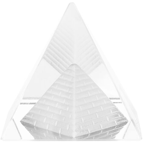Geschnitzte Quarzpyramide, elegante Innendekoration