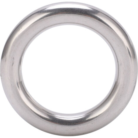 Geschweißter Edelstahlring 10x40mm für Tauchausrüstung und Hängematten