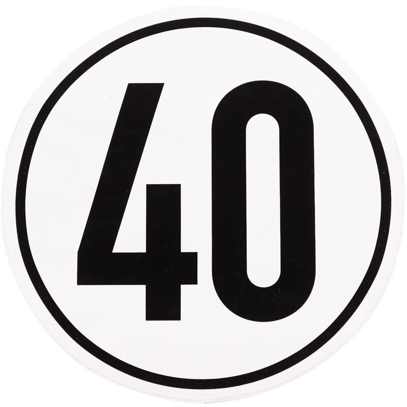 Image of Dema - Geschwindigkeitsaufkleber 40 km/h d= 200mm
