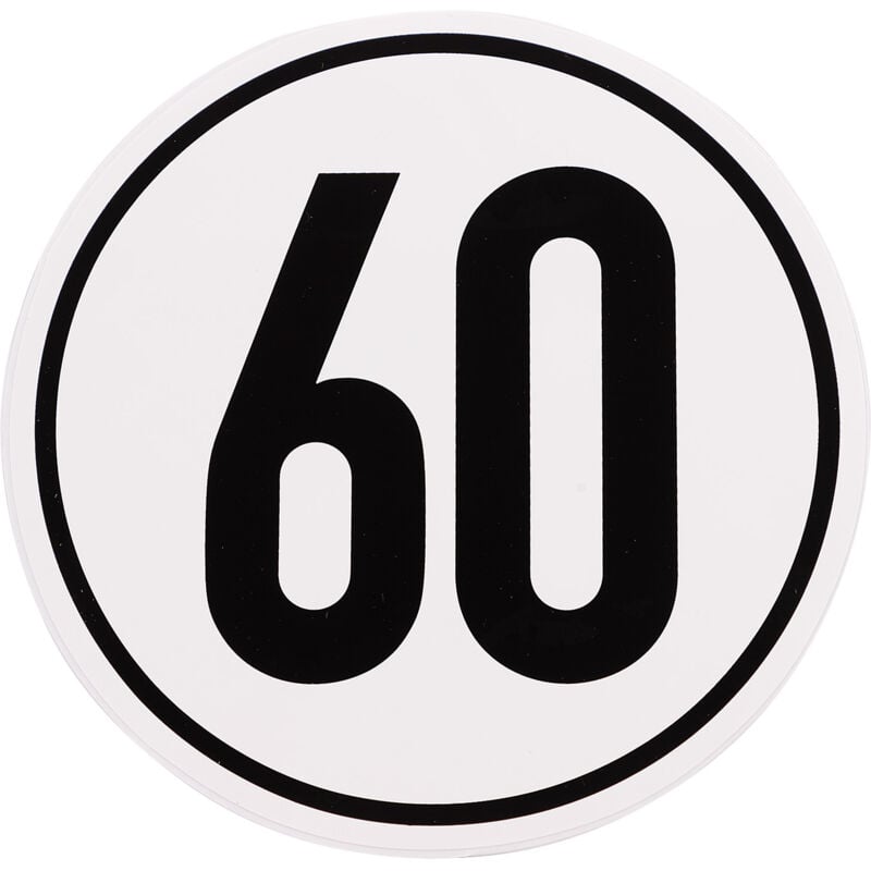 Image of Dema - Geschwindigkeitsaufkleber 60 km/h d= 200mm