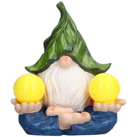 Gesichtslose Gartenzwergfigur aus Kunstharz für die Gartendekoration