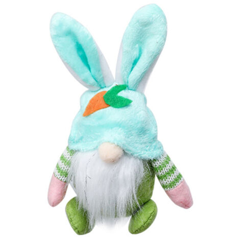 Gesichtsloser Gnome Osterhase Plüschtier - Handgefertigte Dekoration für Zuhause oder Büro
