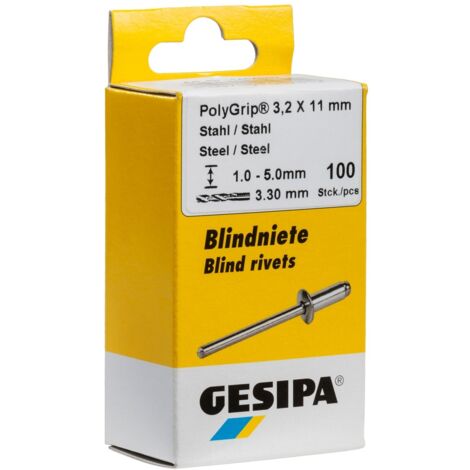 Gesipa 1433662 Blindniete (Ø x L) 4 mm x 6 mm  Bronze Kupfer   50 St.