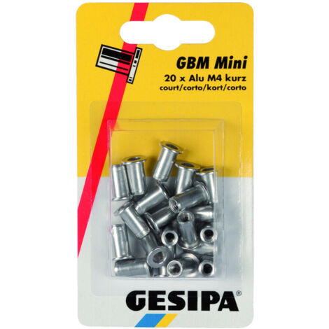 Gesipa 1433670 Blindnietmutter M4 20 St.