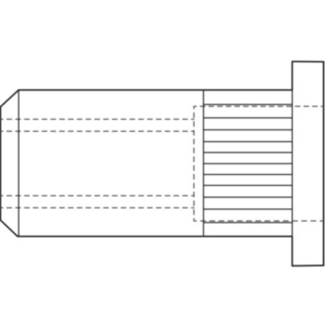 Gesipa  1433709 Occhiello M10 100 pz.