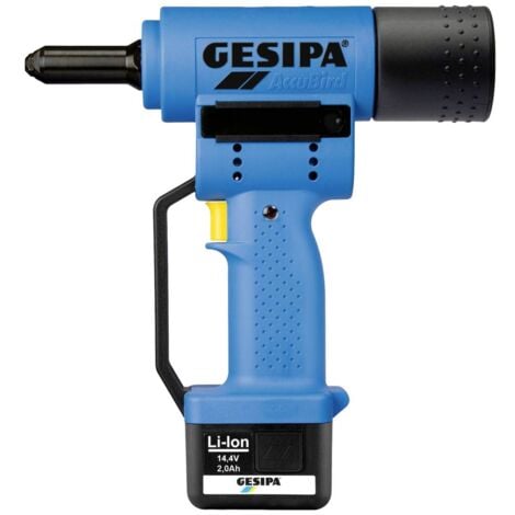 Gesipa AccuBird 1434898 Pistola rivettatrice a batteria 14.4 V 2 Ah Li-Ion incl. batteria ricaricabile, incl. caricabat