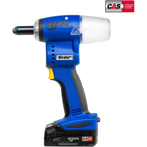 Gesipa Akku-Blindnietgerät Birdie mit 1x Akku 2,0 Ah und 1x Ladegerät in L-Boxx