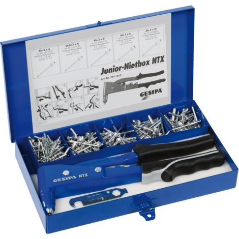 GESIPA Blindnietsortiment Junior-Nietbox 352-teilig - 1435459
