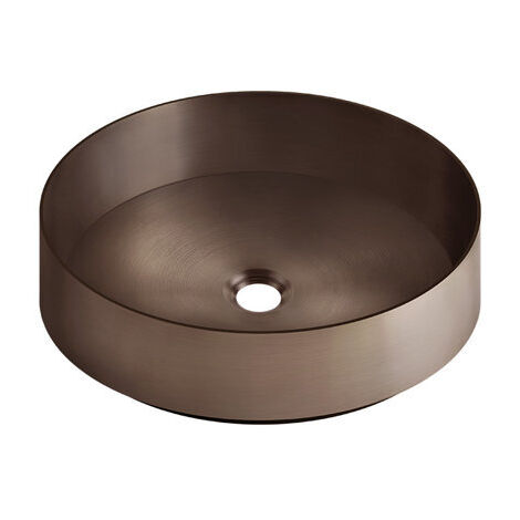 Gessi 316, Aufsatzbecken, rund, Edelstahl 400mm, 54601708