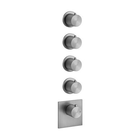 Gessi 316 Fertigmontage-Set Unterputz-Thermostat, vertikalen