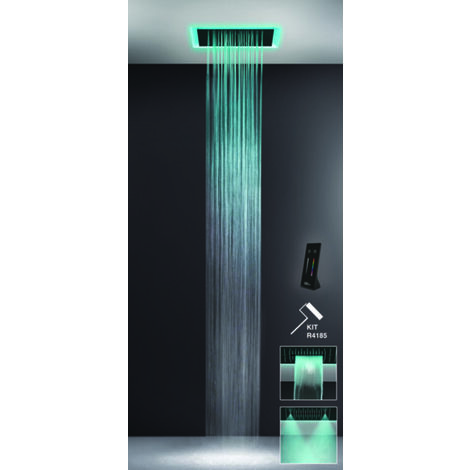 Gessi Afilo, Multifunktions Dusch-Aufbau-System 500x500 Strahlart